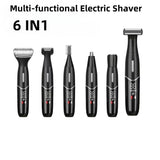 Women'S Hair Remover 7-In-1 Hair Remover Body Hair Removal Facial Hair Removal - Black - Size SET V1106-111-37847-BLK-SET