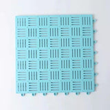6 Pack Rubber Floor Tiles Drainage Pools for Floor, Modular Interlocking Cushion Shower V1370-AZ4-06337