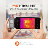 VEVOR Thermal Imaging Camera for Android, 256 x 192 IR Resolution Infrared Thermal Imager with V952-KDSRCXY25619HODHKV0