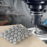 25 pcs ER32 Collet Set, 1/16''-13/16'', ER32 Spring Collet Chuck Set, 0.0006"/15 m TIR Lathe Chuck V952-ERJTER3225J000A7AV0
