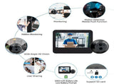 WiFi Video Doorbell for Apartment Peephole Camera 4.3-inch Color Display Screen Smart TY APP 1080P V1294-YM0901-HS7013