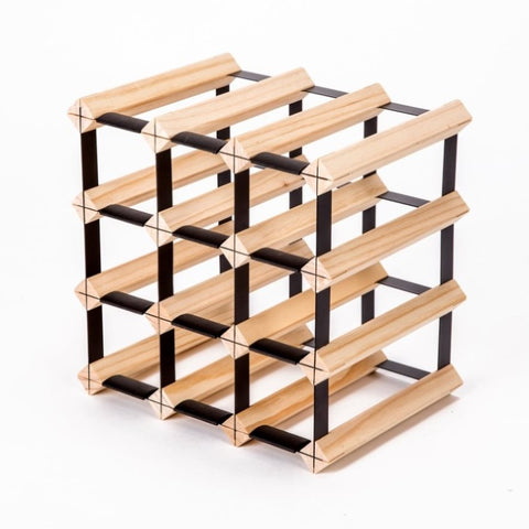 Timber Wine Rack Storage Cellar Organiser 12 Bottle V274-FT-WWR02-12