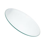Round Tempered Glass Tabletop, Thick Clear Glass , Minimalist Style for Dining, Coffee Tables, Home, V1370-AZ4-21950