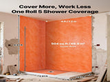 Waterproof Membrane for Shower, 1.2 x 40 m 46.45 m Waterproofing Tile Membrane, 0.5mm Thickness V952-LYFSM4125FT078LQJ001V0