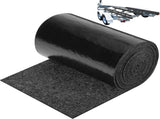 Boat Trailer Bunk Carpet Roll, Felt Marine Padding with Anti Slip PE Backing, Black 20 Ft x 8 In V1188-MS-721-027