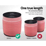 Giantz Electric Fence Poly Tape 2000M FIK-TAPE-2000M