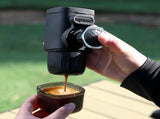 Portable Hand-Press Espresso Maker - Compact Capsule & Powder Coffee Machine V888-ELOSUNG28277