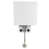 LED Wall Light Modern Fabric Lampshade USB Bedroom Bedside Reading Sconce E27 100240V V1294-YM0901-3119200140611