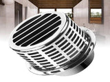 304 Stainless Steel Exhaust Hood Weatherproof Round Ventilation Grill Range Hood Exhaust Pipe Cover V1294-YM0706-3117230233712