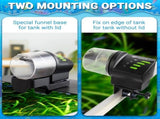 Aquarium Fish, Multifunctional Adjustable Automatic Food Dispenser Plug In Turtle Vacation V1188-MS-227-0828