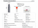 Electric Nail Drill Pen with Charging Base for Shaping Thick Nails, Removing Cuticles and Gel V1341-ZY-5Y969YWV-SILVER