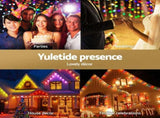 Jingle Jollys 15M Christmas Lights Permanent String Eaves Light 36 LED Decoration XMAS-ST36-16M-RGB