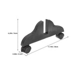 3Pcs Screen Divider Base Black PVC Stand with Floor Protection and Universal Fit for Home Dividers V1366-AZ2-W-18762