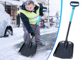 Aluminum Alloy Folding Snow Shovel with Long Handle, Multifunctional Off-Road Car Trunk Shovel for V1366-AZ2-W-14781