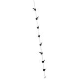 Birds Rain Chain Iron Effective Drainage Crisp Sound Birds On Cups Rain Chain for Downspout Gutters V1294-YM0901-3111240131411