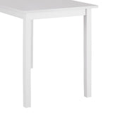 Artiss Dining Chairs and Table Dining Set 4 Cafe Chairs Set Of 5 4 Seater White DINING-C-SET-01-WH-ABC