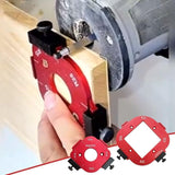 2 Pcs Router Jigs for Wood, Worktop Jig Arc Angle Positioning Jig 1, Router Jigs for R10 R15 R20 R25 V1237-MS-626-312