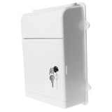 Wall Mount Suggestion Box With Lock Mailbox For Outdoor Use For Home Office And Community Feedback V1366-AZ2-W-20725