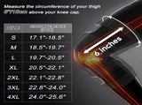 X-LargeShock Absorption Knee Brace, Compression Sports Hinged Support Knee brace, shock absorption, V1107-CS-YTCH5