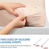 4PCS Bed Sheet Holders with Fitted Lock Straps for Enhanced Grip V1263-JX-3903