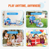 3 in 1 Kids Play Tent with Tunnel for Boys, Girls, Babies and Toddlers, Indoor/Outdoor Pop Up V952-PPSDZPX3DHJ0CMQ25V0