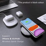 2X Sansai Wireless Charging Pad V274-HA-SS-IPH-667E-X2