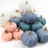 16Pcs Artificial Autumn Pumpkins Fake Foam Pumpkins for Halloween Thanksgiving Halloween Decoration V1294-YM0710-10296438