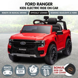 Kahuna Ford Ranger Electric Kids Ride On Car in Red CAR-FRD-707-RD