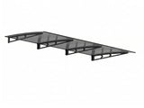 Instahut Window Door Awning Canopy 1m x 3m Grey Solid Sheet Metal Frame AWN-B-1X3-SLD-METAL-GR