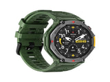 M-Rex4 Men Rugged GPS Smart Watch, 5ATM Waterproof Bluetooth Call Fitness Tracker Heart Rate Sleep V1300-M-REX4-GREEN
