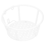 Iron Hanging Baskets Flower Pot Holder Hanger for Outdoor Balcony Garden Patio DecorWhite V1294-YM0901-3111200275512