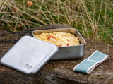 Monbento Mb Sense L The Microwave-Safe Metal Lunch Box - Natural Green V398-MO-82270044