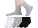 Holzlrgus Kids Athletic Crew Socks Boys Girls Cotton School Uniform Casual Basic Socks 6 Pairs 6 - 8 V1189-WXFWAL-20260319-01257