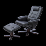 PU Leather Massage Chair Recliner Ottoman Lounge Remote V63-771935