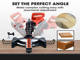 BAUMR-AG 254mm Dual Bevel Sliding Compound Mitre Drop Saw V219-SAWMITBMRA25DR