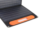 60W 18V Portable Solar Panel Kit Dual USB Port Monocrystalline Folding Solar Charger with Support V1294-YM0901-3111240089311