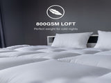 Royal Comfort 800GSM Silk Quilt - King ABM-10002939