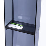 120cm Acrylic Podium Stand Black V63-931381