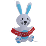 Easter Inflatable Bunny 4FT 210T Polyester IP44 Waterproof Easter Blow Up Rabbit Yard Decoration V1294-YM0901-3115240010711