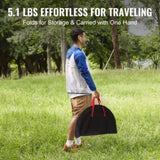 VEVOR Folding Camping Table, Outdoor Portable Side Tables, Lightweight Fold Up Table, 600D Oxford V952-HWZDBZN55LBS4D4TOV0