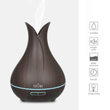 Tomshine Ultrasonic Aroma Essential Oil Diffuser 400ML Mist Air Humidifier Wood Grain BPA Free V1294-YM0901-L1594US