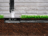 Catch Basin Downspout Flexible Extension Storm Drain Drainage System Adapter for Patio Ground and V1369-AZ3-W-12967
