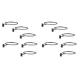12 Pack Wall Mount Ball Display Ball Storage Ball Rack Ball Holder for Basketball Football V1366-AZ2-W-22027