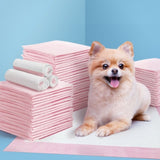 i.Pet Pet Training Pads 400pcs 60x60cm Puppy Dog Toilet Pee Indoor Super Absorbent Pink PET-PAD-PK-400
