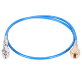 CGA320//TR21-4 Soda Hose Adapter 50in CO2 Gas Cylinder Refilling Connector Accessory Blue V1294-YM0901-3113210023711