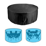 Fire Pit Cover Round, Outdoor Waterproof Patio Firepit Cover Round Fire Pit Table Cover V1370-AZ4-05883