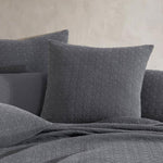 Platinum Collection Kayo Charcoal 100% Cotton Coverlet Queen/King V442-LED-COVERLET-KAYO-CHARCOAL-QS