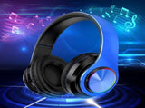 Headphones Wireless, Colored Luminous Color Breathing Light Head Mounted Bluetooth Earphones, V1192-AZ-W-29646