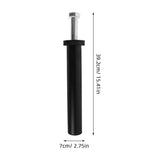 Black Wall Mount Holder with Quiet for Home Gym and Fitness Equipment Storage V1369-AZ3-W-19373