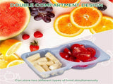 40 Sets Double Compartment Condiment Containers with Lids, 2025 New Disposable Portion Cups Reusable V1366-AZ2-W-13144